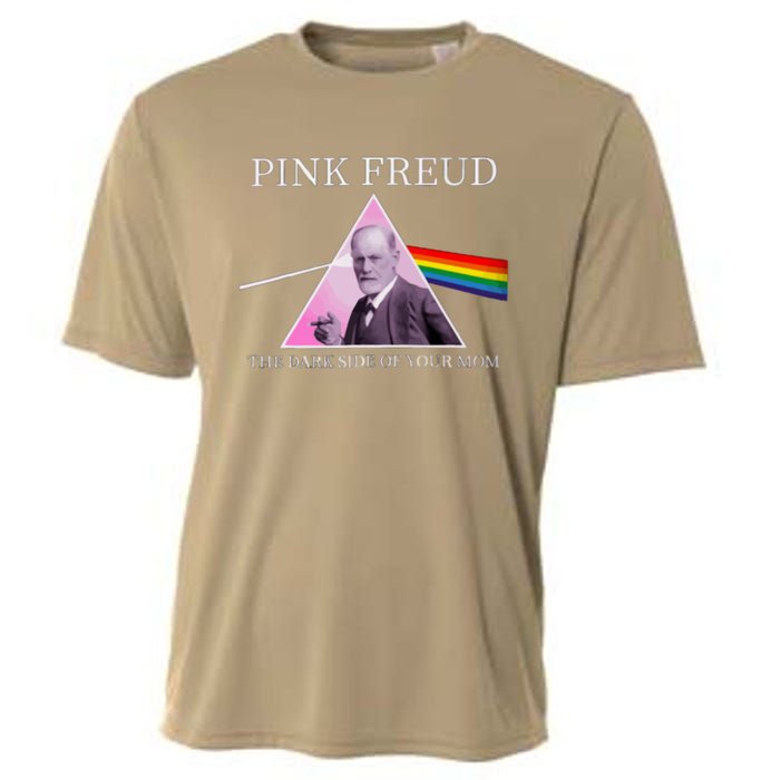 Funny Psychology Freud Pink Dark Side Of The Mom Freudia 1 Cooling Performance Crew T-Shirt