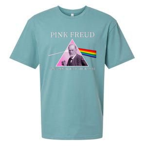 Funny Psychology Freud Pink Dark Side Of The Mom Freudia 1 Sueded Cloud Jersey T-Shirt