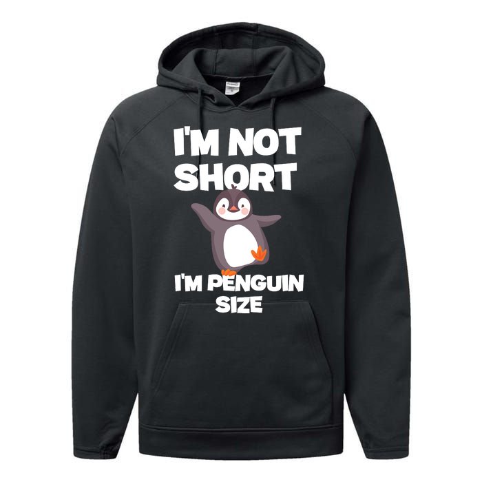 Funny Penguin Gift | Penguin Bird Lover Performance Fleece Hoodie