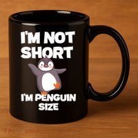 Funny Penguin Gift | Penguin Bird Lover 11oz C Handle Ceramic Mug