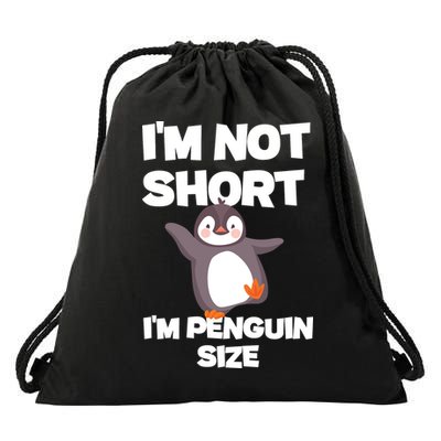 Funny Penguin Gift | Penguin Bird Lover Drawstring Bag