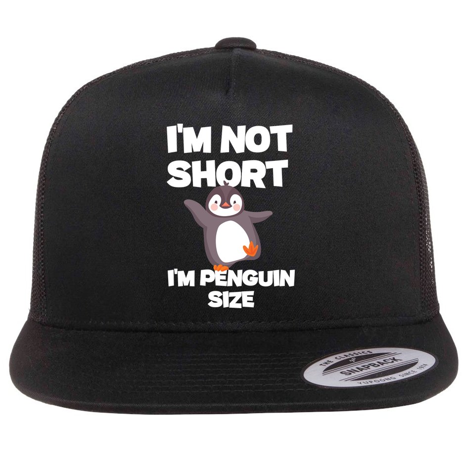 Funny Penguin Gift | Penguin Bird Lover Flat Bill Trucker Hat