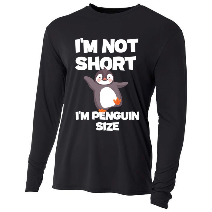 Funny Penguin Gift | Penguin Bird Lover Cooling Performance Long Sleeve Crew