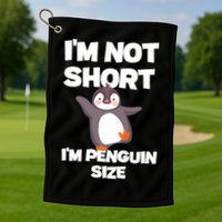 Funny Penguin Gift | Penguin Bird Lover Golf Towel