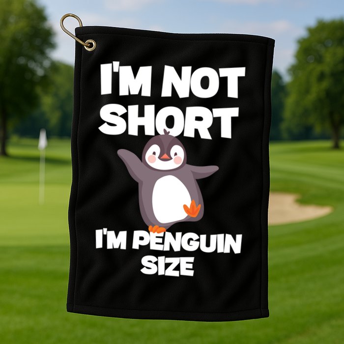 Funny Penguin Gift | Penguin Bird Lover Golf Towel