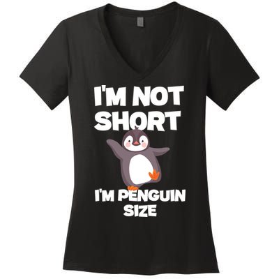 Funny Penguin Gift | Penguin Bird Lover Women's V-Neck T-Shirt