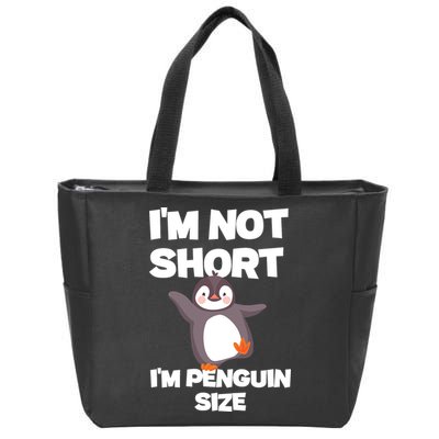 Funny Penguin Gift | Penguin Bird Lover Zip Tote Bag