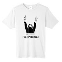 Free Palestine Gaza Palestinian Tall Fusion ChromaSoft Performance T-Shirt