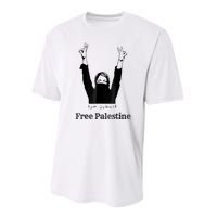 Free Palestine Gaza Palestinian Performance Sprint T-Shirt