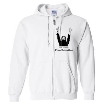 Free Palestine Gaza Palestinian Full Zip Hoodie