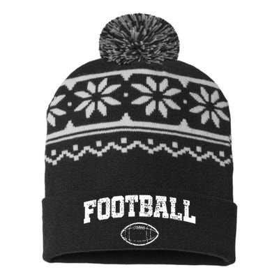 Football Player Gift USA-Made Snowflake Beanie