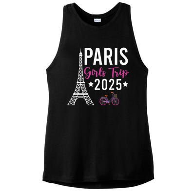 France Paris Girl Trip 2025 Summer Vacation Ladies Weekend Ladies PosiCharge Tri-Blend Wicking Tank