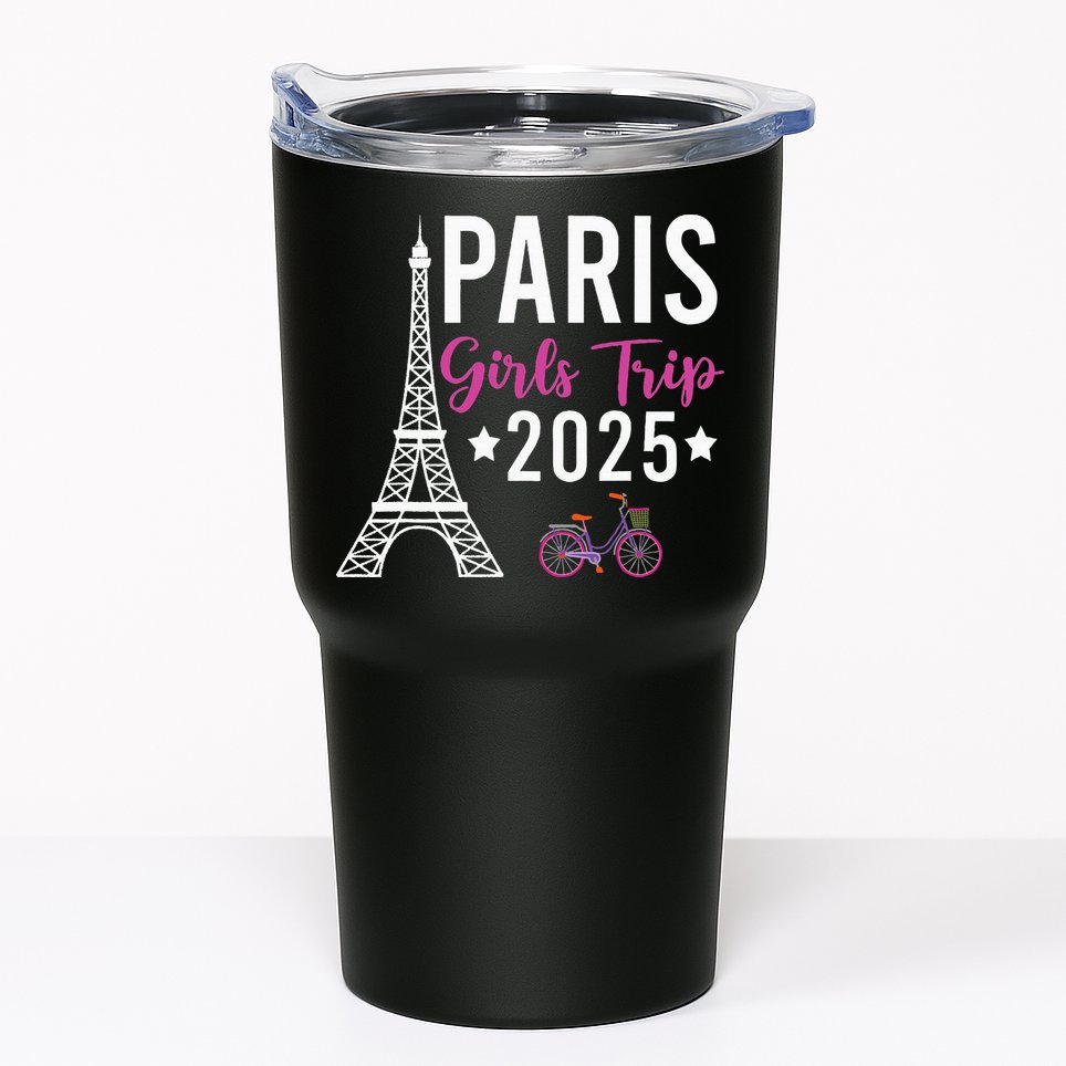 France Paris Girl Trip 2025 Summer Vacation Ladies Weekend Tumbler