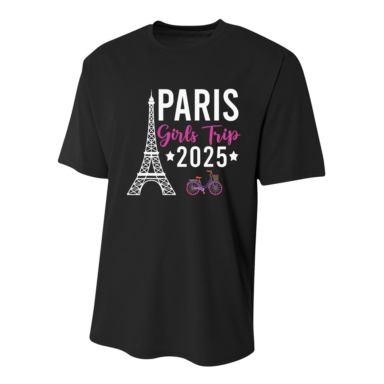 France Paris Girl Trip 2025 Summer Vacation Ladies Weekend Youth Performance Sprint T-Shirt