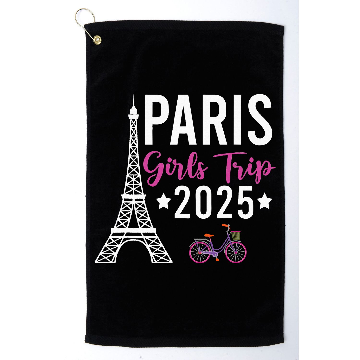 France Paris Girl Trip 2025 Summer Vacation Ladies Weekend Golf Towel