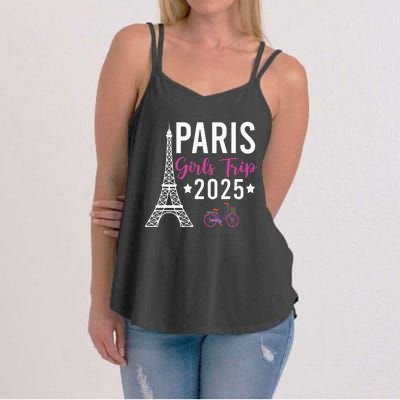 France Paris Girl Trip 2025 Summer Vacation Ladies Weekend Women's Strappy Tank