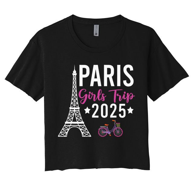 France Paris Girl Trip 2025 Summer Vacation Ladies Weekend Crop Top