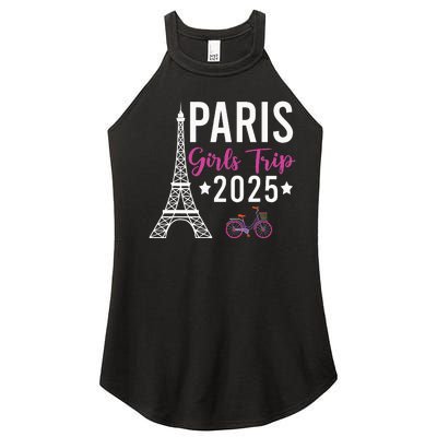 France Paris Girl Trip 2025 Summer Vacation Ladies Weekend Women's Perfect Tri Rocker Tank