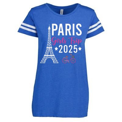 France Paris Girl Trip 2025 Summer Vacation Ladies Weekend Enza Ladies Jersey Football T-Shirt