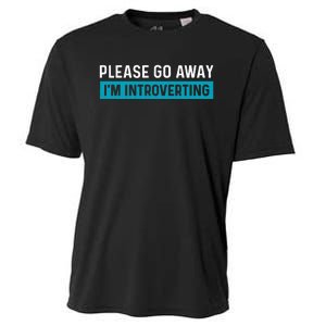 Funny Please Go Away IM Introverting Introversion Cooling Performance Crew T-Shirt