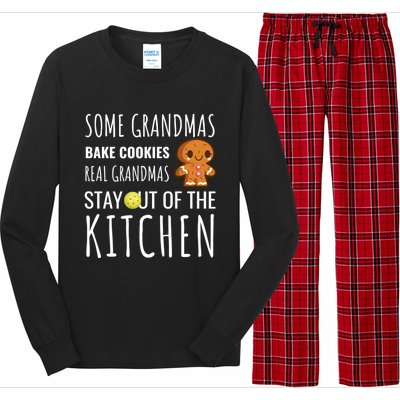 Funny Pickleball Grandma Stay Out Of The Kitchen Player Meaningful Gift Long Sleeve Pajama Set