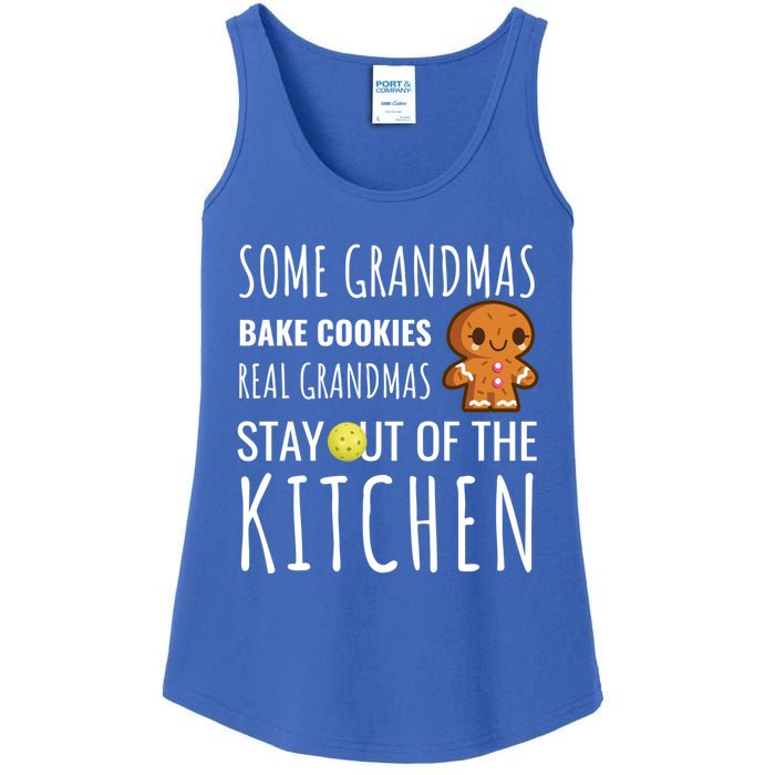 Funny Pickleball Grandma Stay Out Of The Kitchen Player Meaningful Gift Ladies Essential Tank