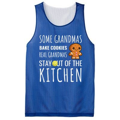 Funny Pickleball Grandma Stay Out Of The Kitchen Player Meaningful Gift Mesh Reversible Basketball Jersey Tank