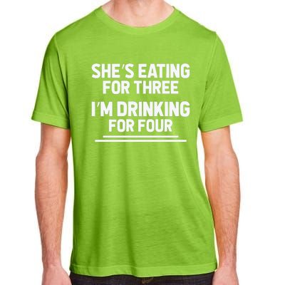 Funny Pregnancy Gift Twin Drinking Adult ChromaSoft Performance T-Shirt