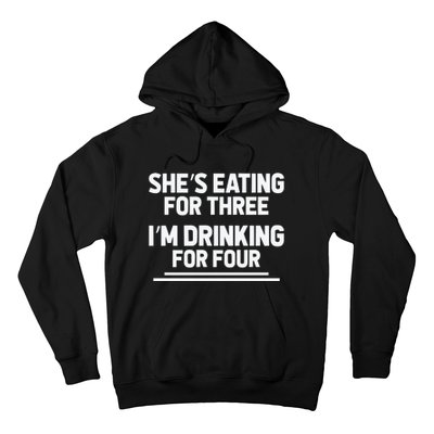 Funny Pregnancy Gift Twin Drinking Hoodie