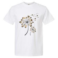 Funny Pug Gift For Men Women Cool Flower Dog Dandelion Lover Garment-Dyed Heavyweight T-Shirt