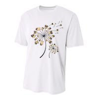 Funny Pug Gift For Men Women Cool Flower Dog Dandelion Lover Performance Sprint T-Shirt