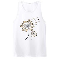 Funny Pug Gift For Men Women Cool Flower Dog Dandelion Lover PosiCharge Competitor Tank