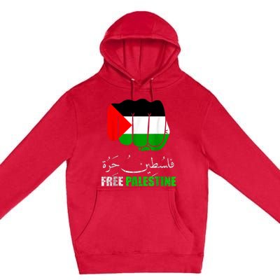 Free Palestine Gaza Palestinian Premium Pullover Hoodie