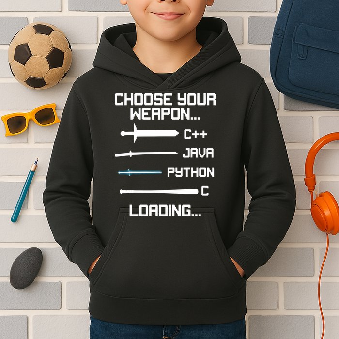 Funny Programmer Geek Java C Programming Kids Hoodie
