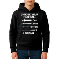 Funny Programmer Geek Java C Programming Kids Hoodie