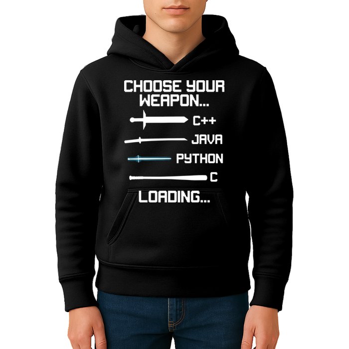 Funny Programmer Geek Java C Programming Kids Hoodie