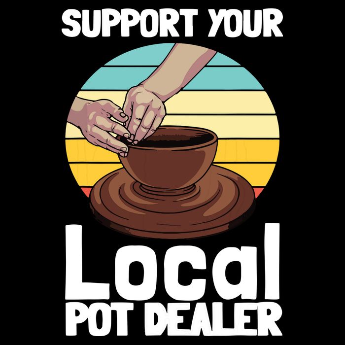 Funny Pottery Gift For Pot Dealer Pottery Artists Backpack
