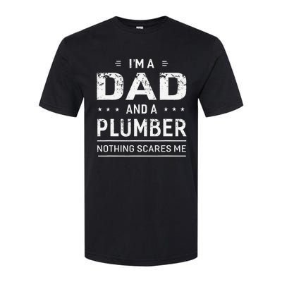 Funny Plumber Gift for Plumbing Dad Father's Day Softstyle® CVC T-Shirt