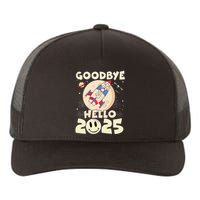 Family Pajamas Goodbye 2024 Hello 2025 Fly Happy New Year Yupoong Adult 5-Panel Trucker Hat