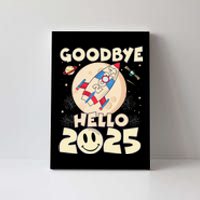 Family Pajamas Goodbye 2024 Hello 2025 Fly Happy New Year Canvas