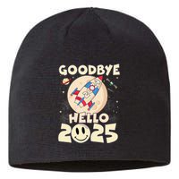 Family Pajamas Goodbye 2024 Hello 2025 Fly Happy New Year Sustainable Beanie