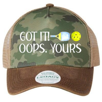 Funny Pickleball Got It Oops Yours Lovers Player Gift Legacy Tie Dye Trucker Hat