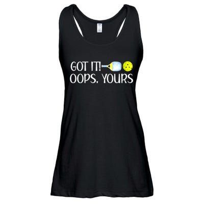 Funny Pickleball Got It Oops Yours Lovers Player Gift Ladies Essential Flowy Tank