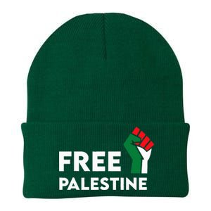 Free Palestine Gaza Flag Freedom for Palestinians Knit Cap Winter Beanie