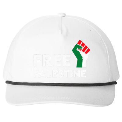 Free Palestine Gaza Flag Freedom for Palestinians Snapback Five-Panel Rope Hat