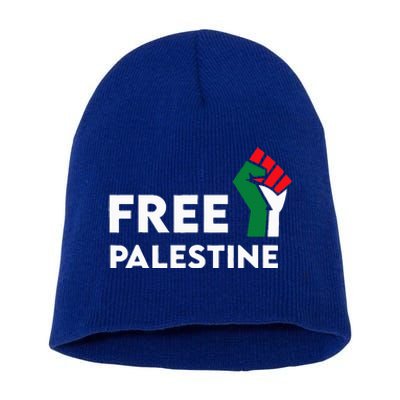 Free Palestine Gaza Flag Freedom for Palestinians Short Acrylic Beanie