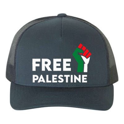 Free Palestine Gaza Flag Freedom for Palestinians Yupoong Adult 5-Panel Trucker Hat