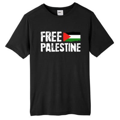 Free Palestine Gaza Flag Arabic Freedom for Palestinians Tall Fusion ChromaSoft Performance T-Shirt