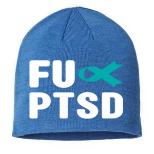 Fu Ptsd Gift Funny Gift Post Traumatic Stress Disorder Awareness Gift Sustainable Beanie