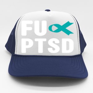 Fu Ptsd Gift Funny Gift Post Traumatic Stress Disorder Awareness Gift Trucker Hat